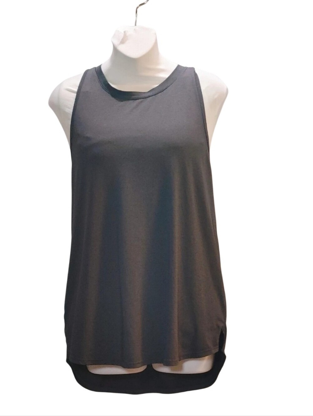 Icyzone Womens Dark Grey Workout Tank Top XL